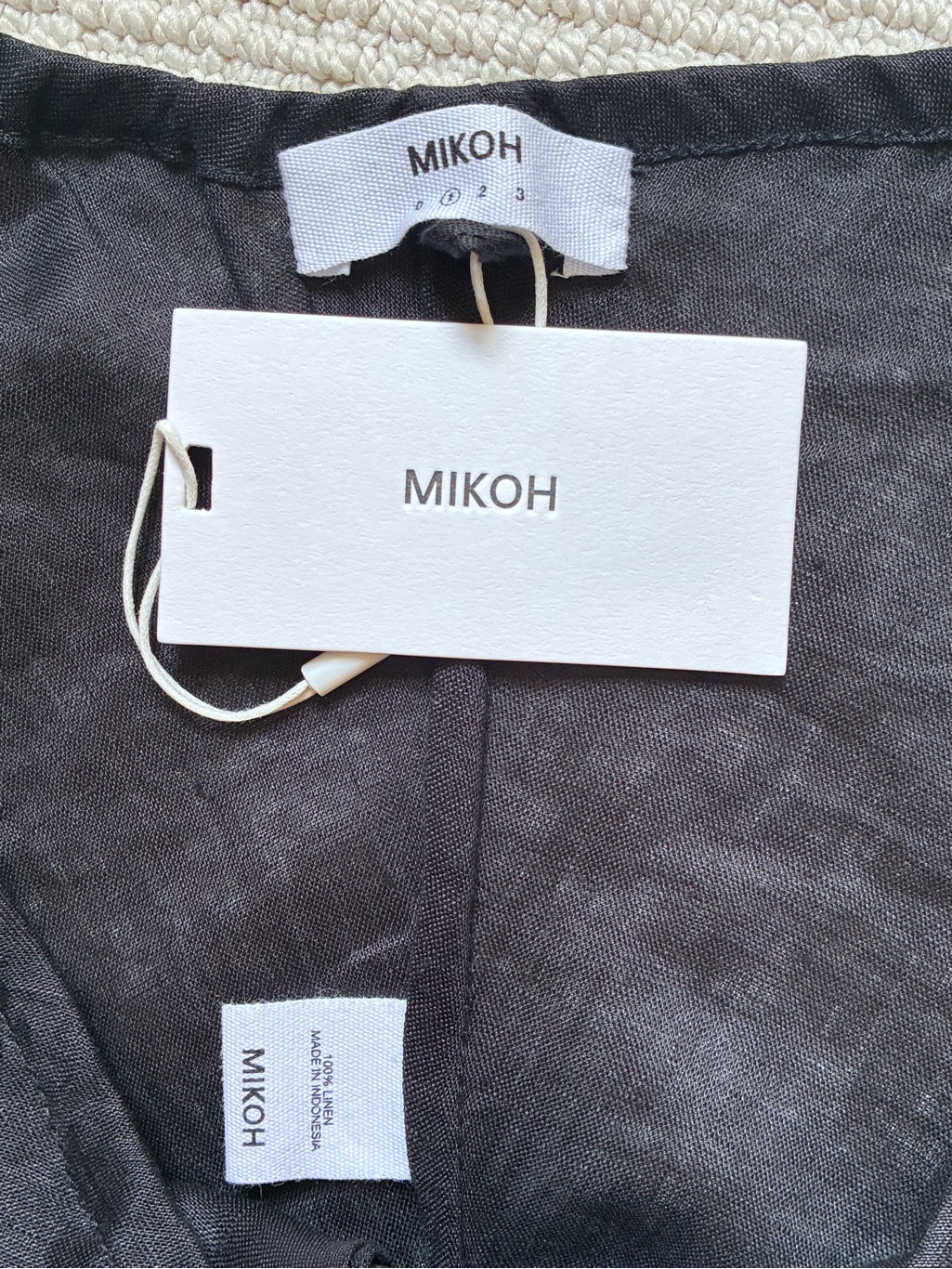 Mikoh 100% Linen Wide Leg Pants Nwt Size 1 Women’s — image 2 of 3